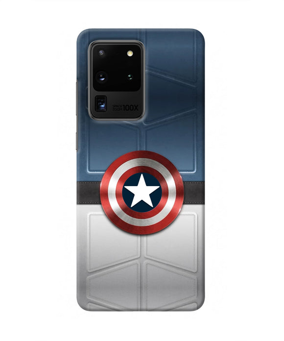Captain America Suit Samsung S20 Ultra Real 4D Back Cover
