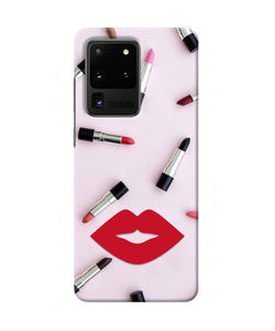 Lips Lipstick Shades Samsung S20 Ultra Real 4D Back Cover