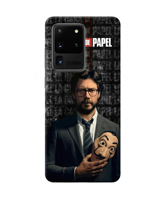 Money Heist Professor with Mask Samsung S20 Ultra Back Cover