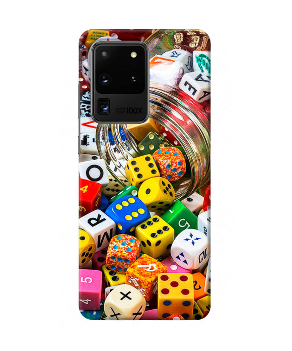 Colorful Dice Samsung S20 Ultra Back Cover