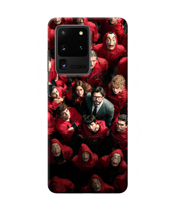 Money Heist Professor with Hostages Samsung S20 Ultra Back Cover