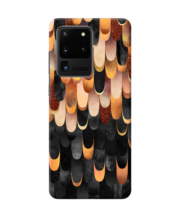 Abstract Wooden Rug Samsung S20 Ultra Back Cover