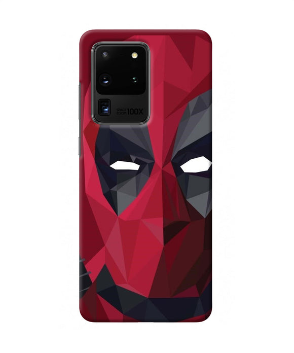 Abstract Deadpool Mask Samsung S20 Ultra Back Cover