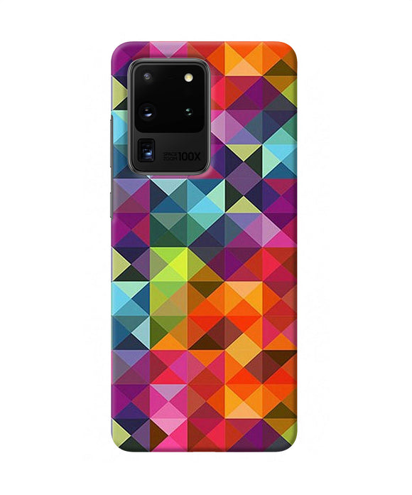 Abstract Triangle Pattern Samsung S20 Ultra Back Cover