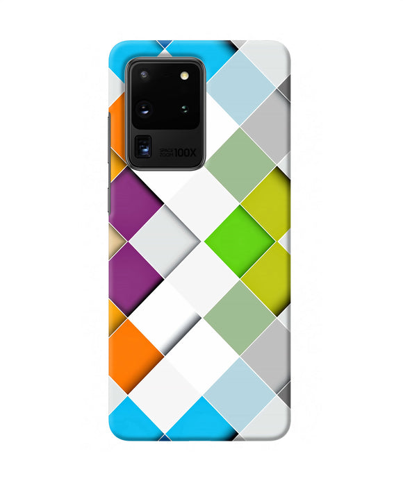 Abstract Color Box Samsung S20 Ultra Back Cover