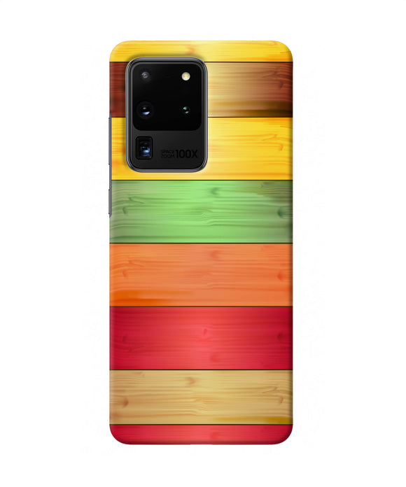 Wooden Colors Samsung S20 Ultra Back Cover