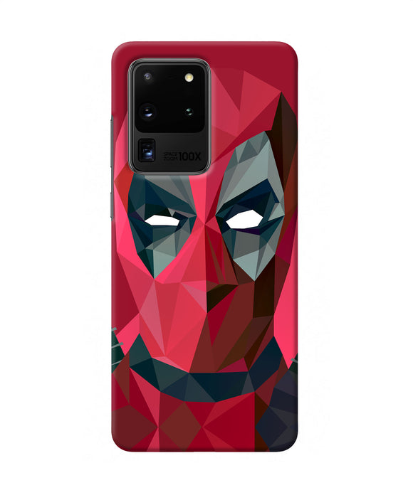 Abstract Deadpool Full Mask Samsung S20 Ultra Back Cover
