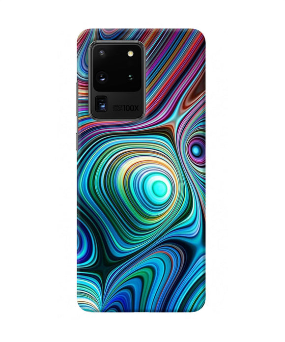 Abstract Coloful Waves Samsung S20 Ultra Back Cover