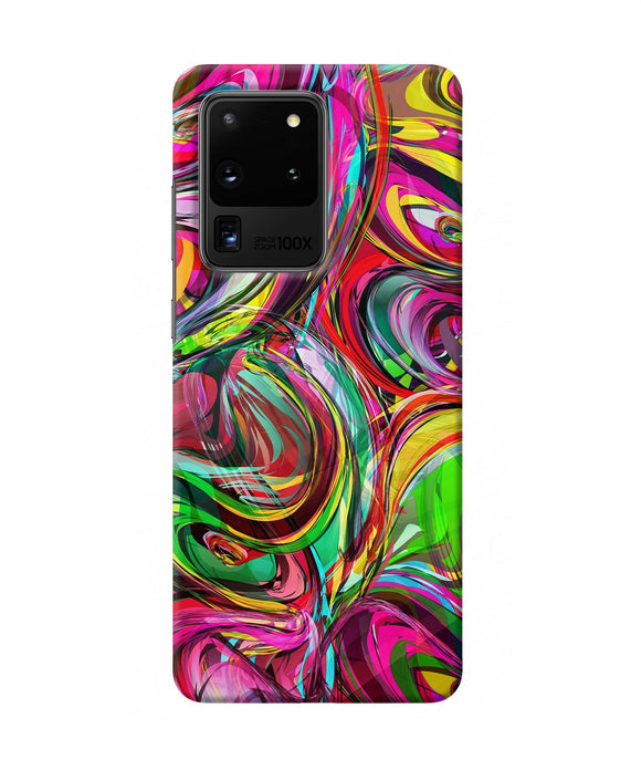 Abstract Colorful Ink Samsung S20 Ultra Back Cover