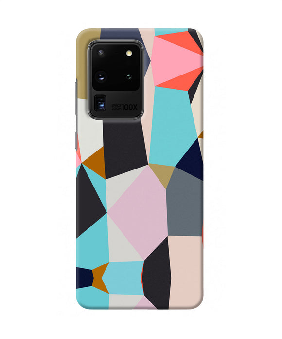 Abstract Colorful Shapes Samsung S20 Ultra Back Cover