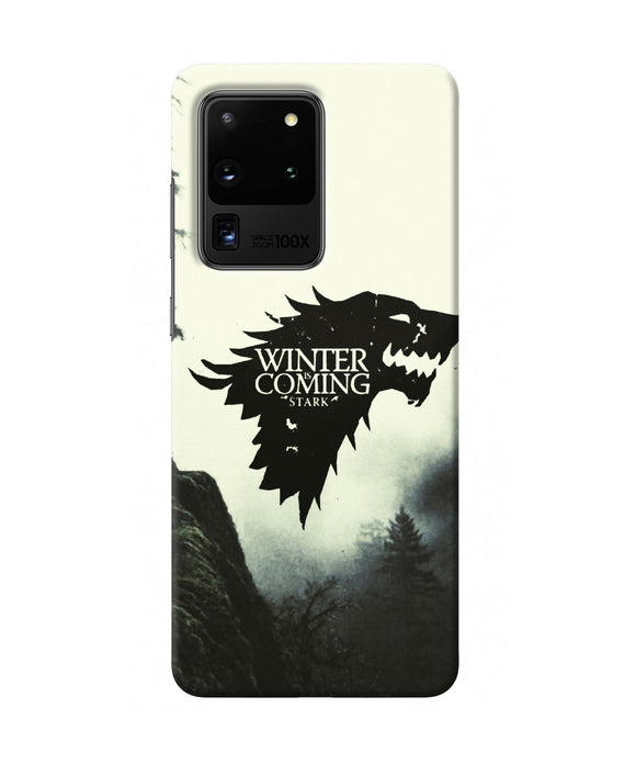 Winter Coming Stark Samsung S20 Ultra Back Cover