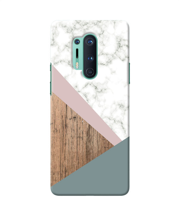 Marble Wood Abstract Oneplus 8 Pro Back Cover