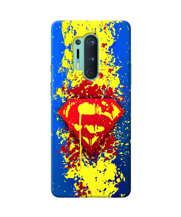 Superman Logo Oneplus 8 Pro Back Cover