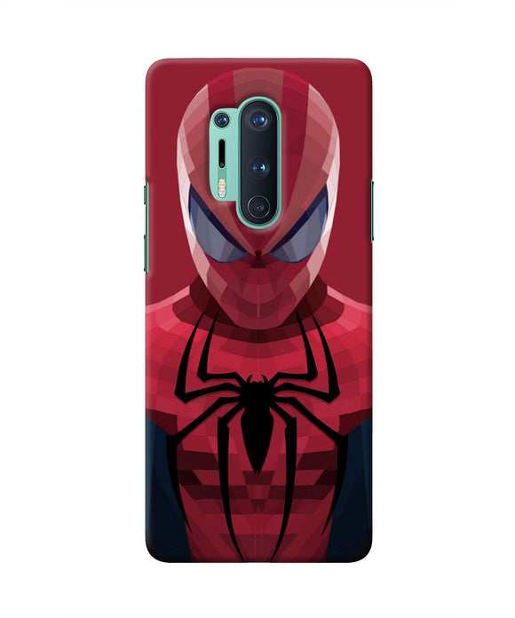 Spiderman Art Oneplus 8 Pro Real 4D Back Cover