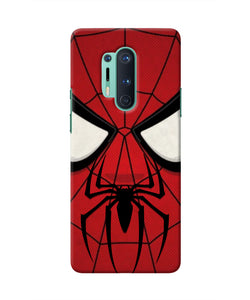 Spiderman Face Oneplus 8 Pro Real 4D Back Cover