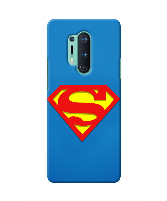 Superman Blue Oneplus 8 Pro Real 4D Back Cover