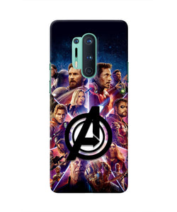 Avengers Superheroes Oneplus 8 Pro Real 4D Back Cover