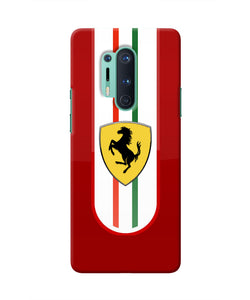 Ferrari Art Oneplus 8 Pro Real 4D Back Cover