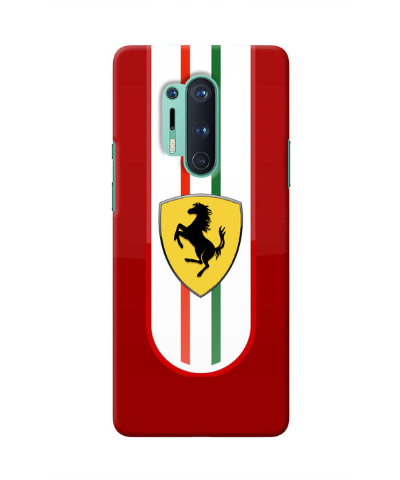 Ferrari Art Oneplus 8 Pro Real 4D Back Cover