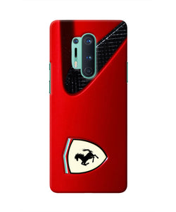 Ferrari Hood Oneplus 8 Pro Real 4D Back Cover