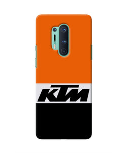 KTM Colorblock Oneplus 8 Pro Real 4D Back Cover