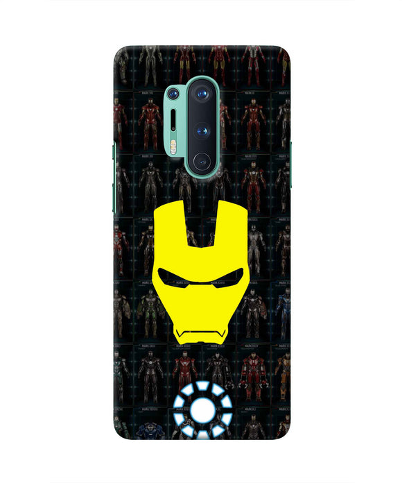 Iron Man Suit Oneplus 8 Pro Real 4D Back Cover