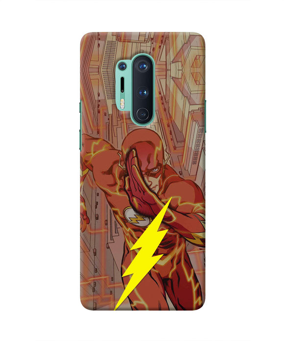 Flash Running Oneplus 8 Pro Real 4D Back Cover