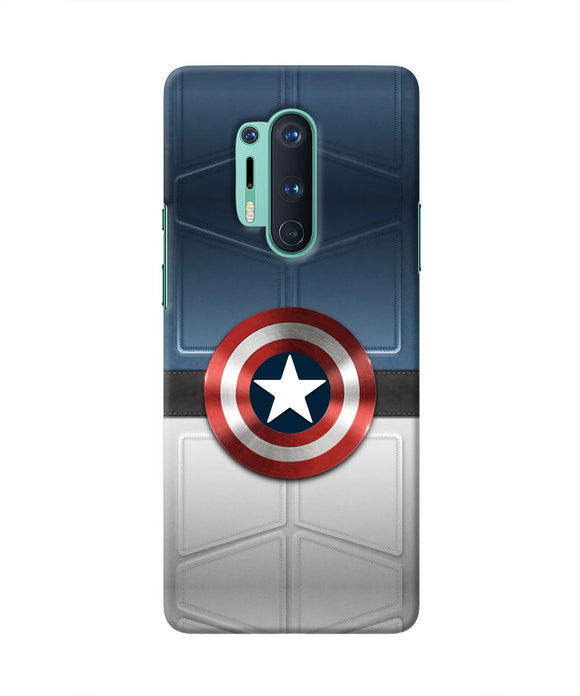 Captain America Suit Oneplus 8 Pro Real 4D Back Cover