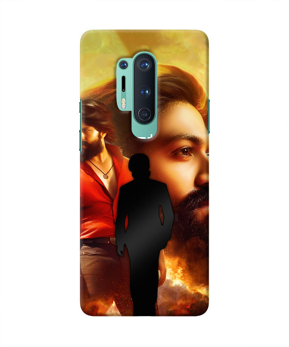 Rocky Bhai Walk Oneplus 8 Pro Real 4D Back Cover