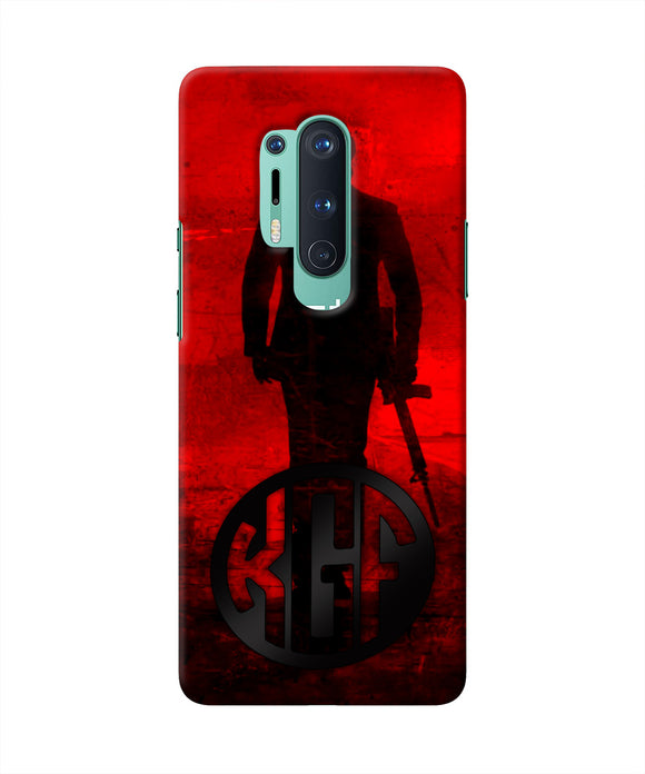 Rocky Bhai K G F Chapter 2 Logo Oneplus 8 Pro Real 4D Back Cover