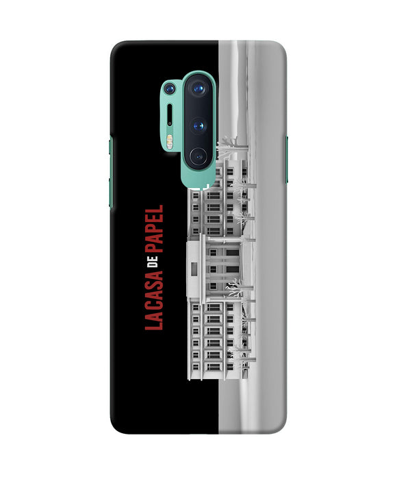 Money Heist Bank Of Spain Oneplus 8 Pro Back Cover