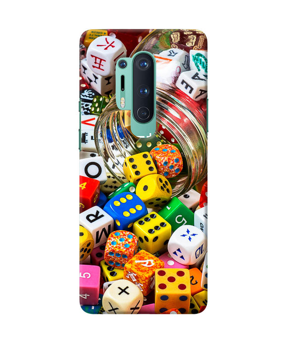 Colorful Dice Oneplus 8 Pro Back Cover