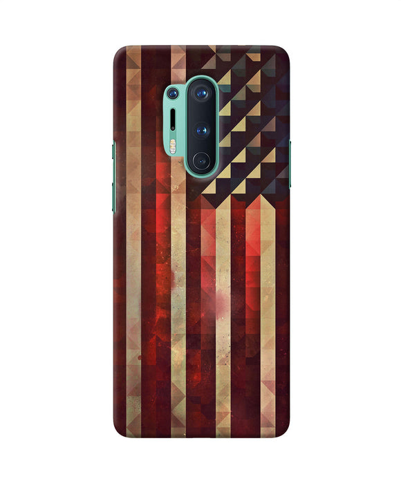 Vintage Us Flag Oneplus 8 Pro Back Cover