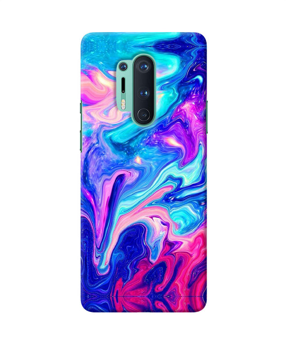 Abstract Colorful Water Oneplus 8 Pro Back Cover