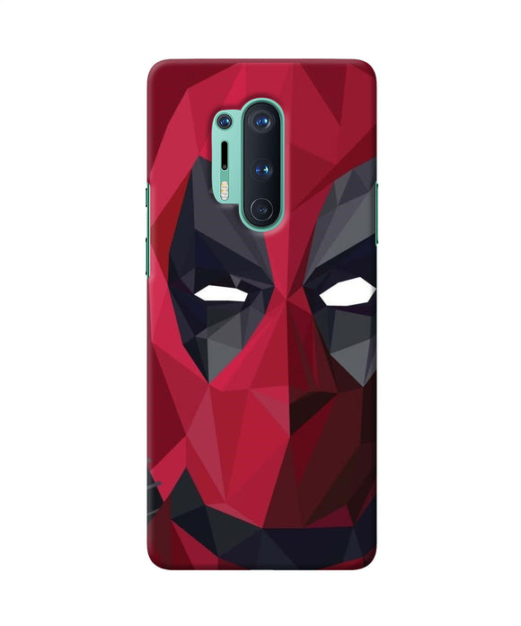 Abstract Deadpool Mask Oneplus 8 Pro Back Cover