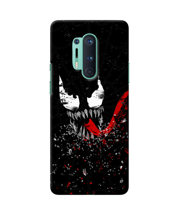 Venom Black Poster Oneplus 8 Pro Back Cover