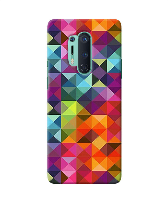 Abstract Triangle Pattern Oneplus 8 Pro Back Cover