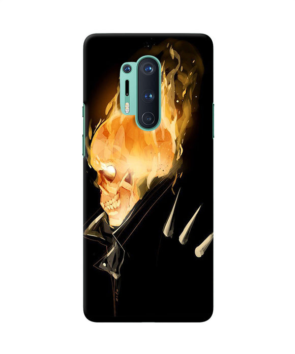 Burning Ghost Rider Oneplus 8 Pro Back Cover