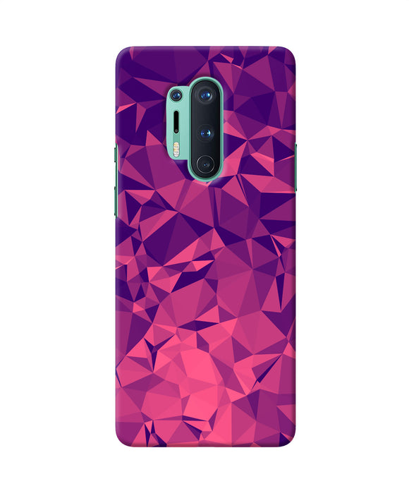 Abstract Red Blue Shine Oneplus 8 Pro Back Cover