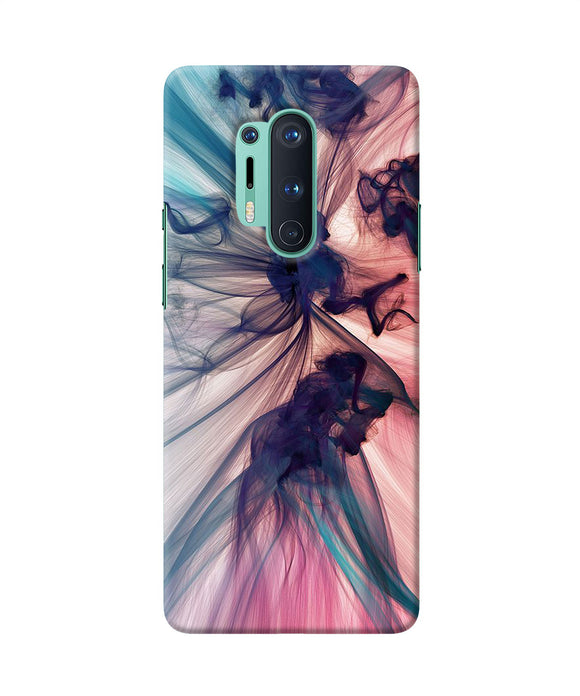 Abstract Black Smoke Oneplus 8 Pro Back Cover