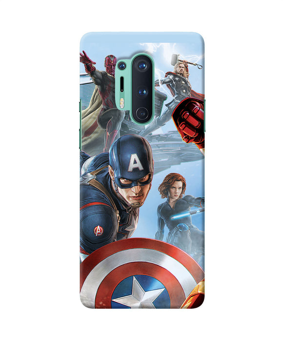 Avengers On The Sky Oneplus 8 Pro Back Cover