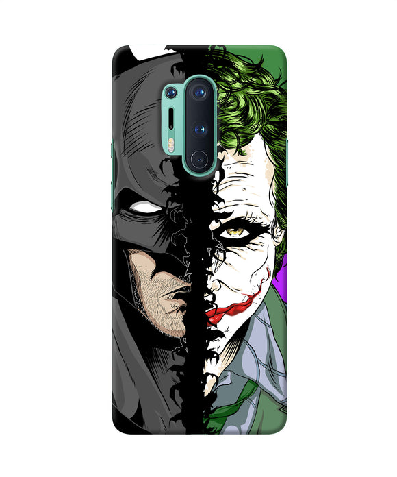 Batman Vs Joker Half Face Oneplus 8 Pro Back Cover