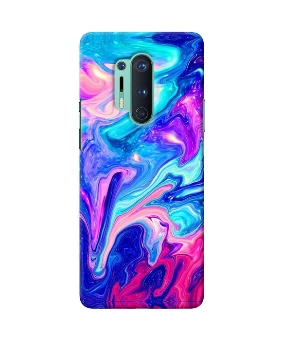 Abstract Colorful Water Oneplus 8 Pro Back Cover