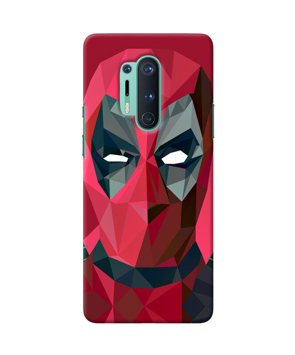 Abstract Deadpool Full Mask Oneplus 8 Pro Back Cover