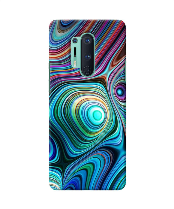Abstract Coloful Waves Oneplus 8 Pro Back Cover
