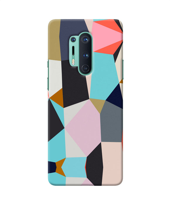 Abstract Colorful Shapes Oneplus 8 Pro Back Cover