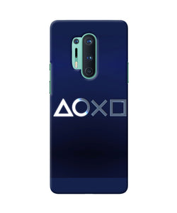 Aoxo Logo Oneplus 8 Pro Back Cover