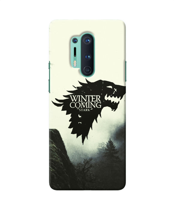 Winter Coming Stark Oneplus 8 Pro Back Cover