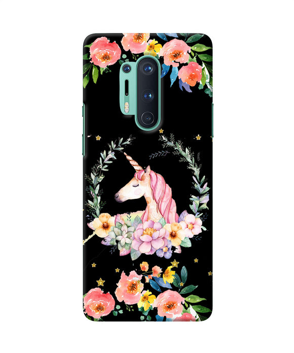 Unicorn Flower Oneplus 8 Pro Back Cover