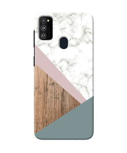 Marble Wood Abstract Samsung M21 Back Cover